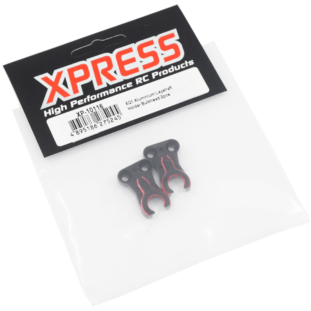 Xpress XP-10116 XQ1 Aluminium Layshaft Holder Bulkhead 2pcs