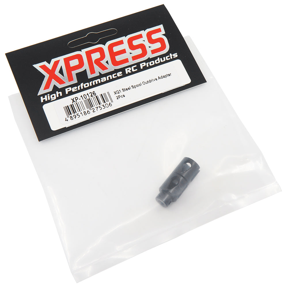 Xpress XP-10126 XQ1 Steel Spool Outdrive Adapter 2 pcs
