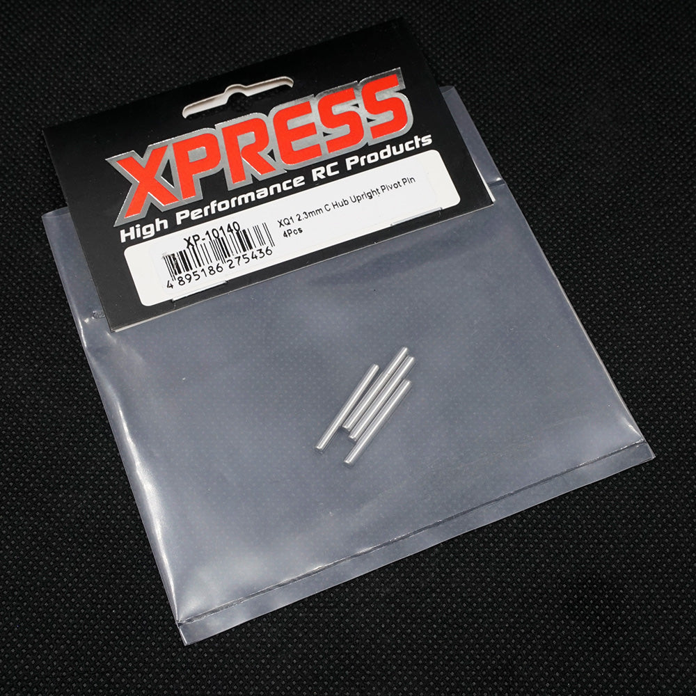 Xpress XP-10140 XQ1 2.3mm C-Hub Upright Pivot Pin 4 pcs