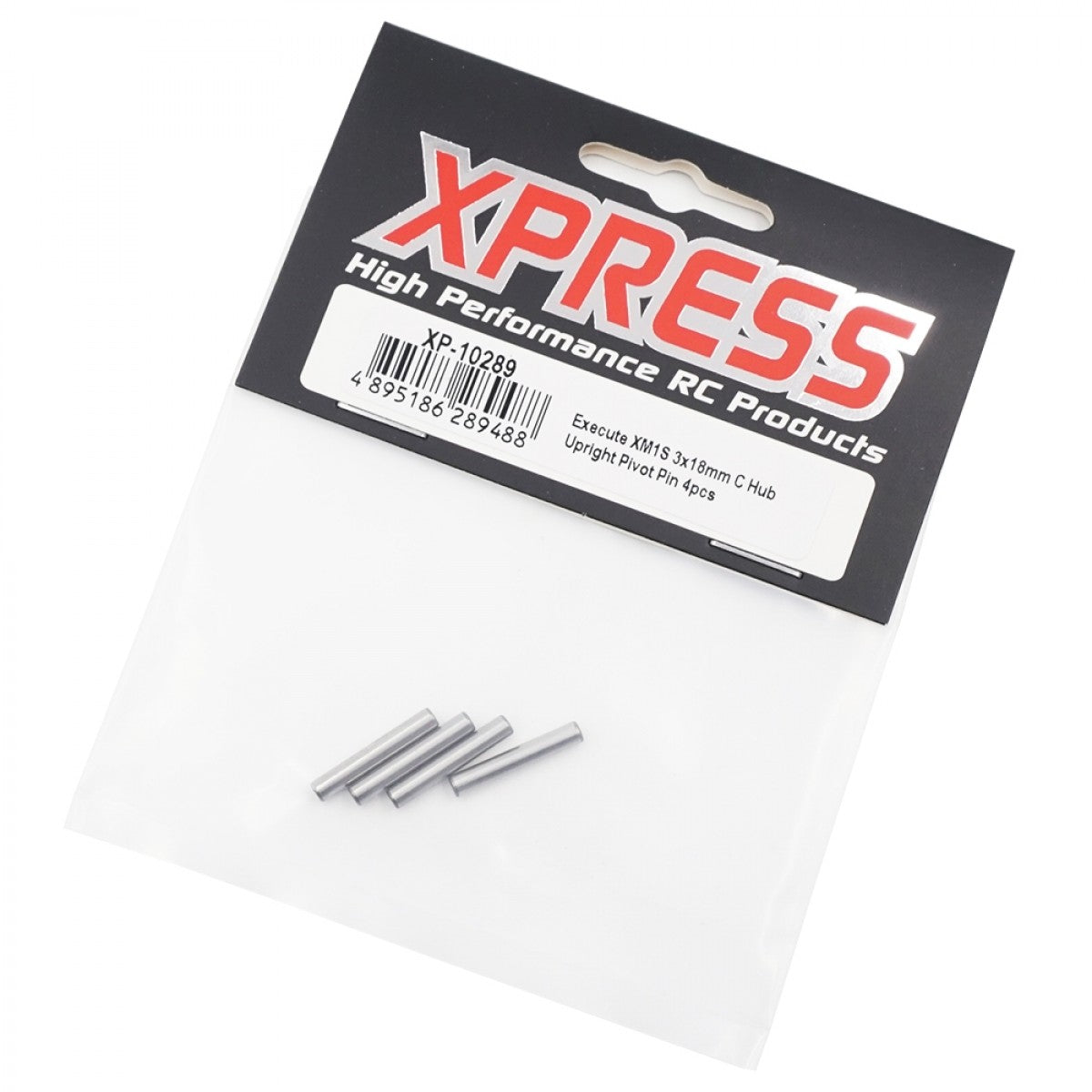 Xpress XP-10289 3x18mm C Hub Upright Pivot Pins 4pcs