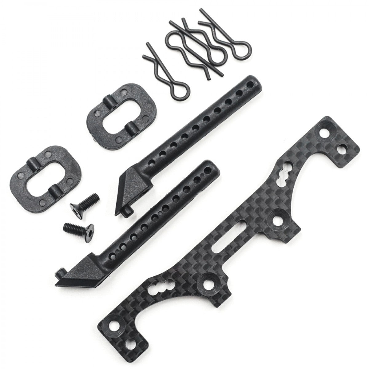 Xpress XP-10376 3.0mm Carbon Fiber Front Shock Tower with Body Mount
