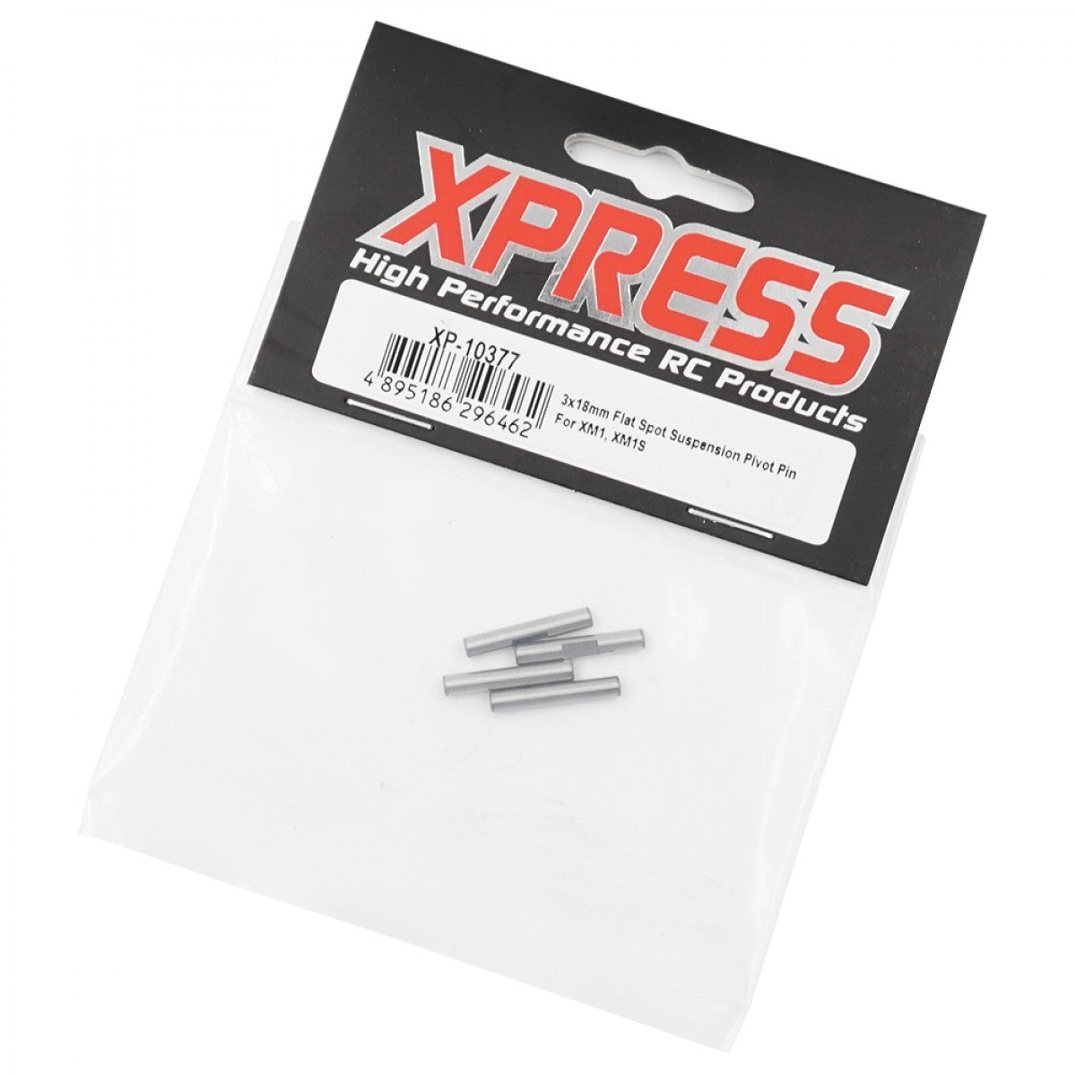 Xpress XP-10377 3x18mm Flat Spot Suspension Pivot Pins 4pcs