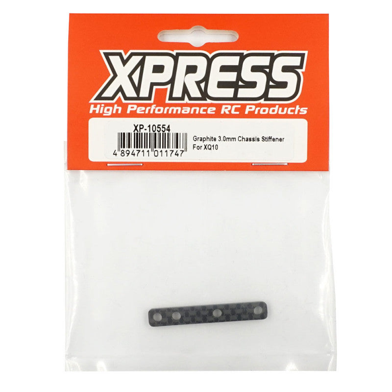 Xpress XP-10554 Carbon Fiber 3.0mm Chassis Stiffener for XQ10