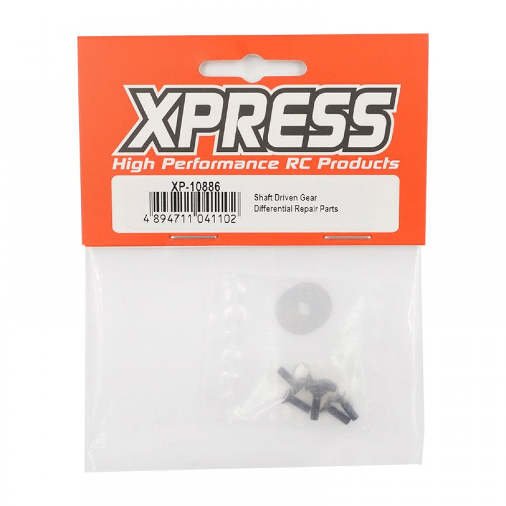 Xpress XP-10886 Shaft Driven Gear Differential Repair Parts