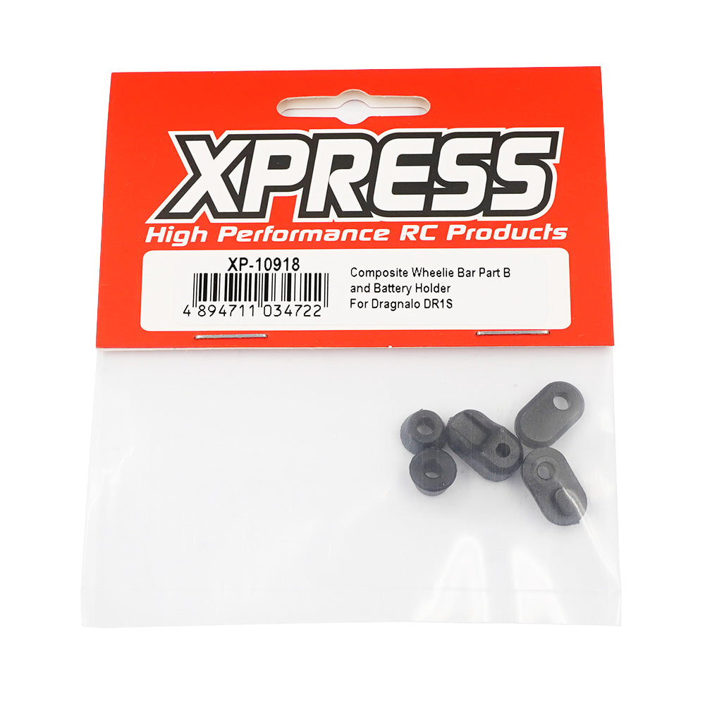 Xpress XP-10918 Composite Wheelie Bar Part B and Battery Holder For Dragnalo DR1S