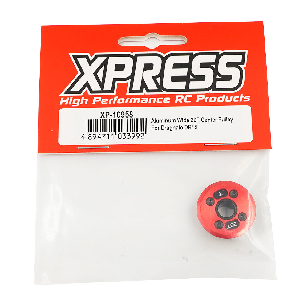 Xpress XP-10958 Aluminum Wide 20T Center Pulley for Dragnalo DR1S