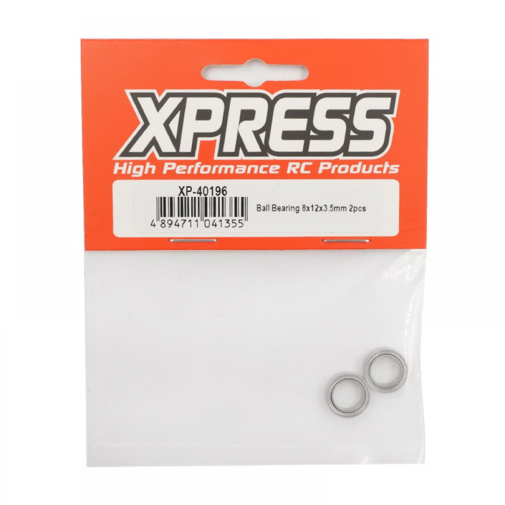Xpress XP-40196 Ball Bearing 8x12x3.5mm 2pcs