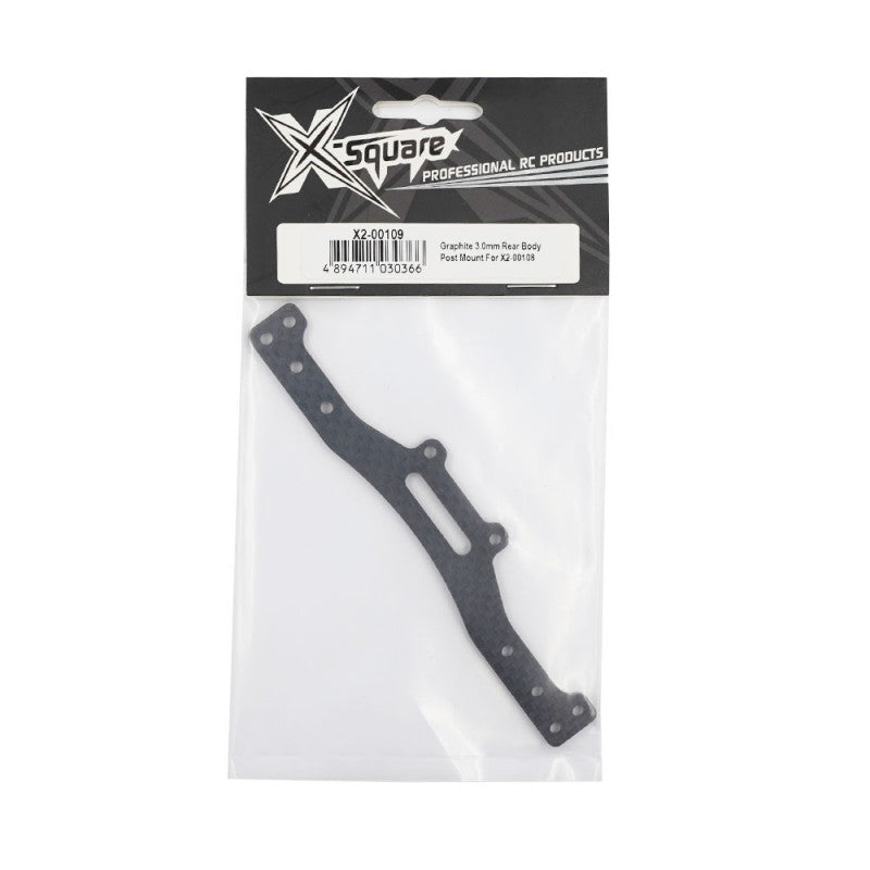 X-Square X2-00109 Carbon Fiber Rear Brace Set for XQ10 Shock Mounts